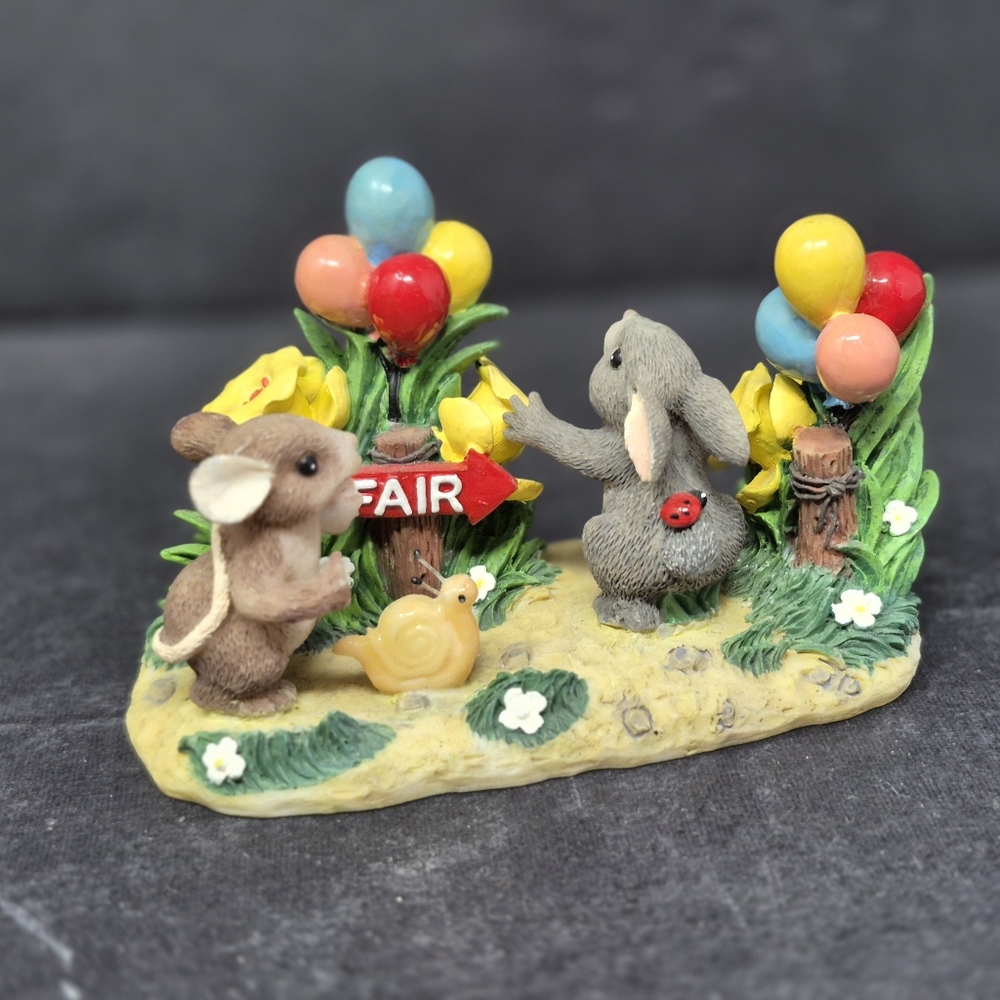 Teeny Tiny Tails By Fitz And Floyd "Off To The Fair" Figurine